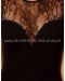 Bodycon Dress With Lace Insert